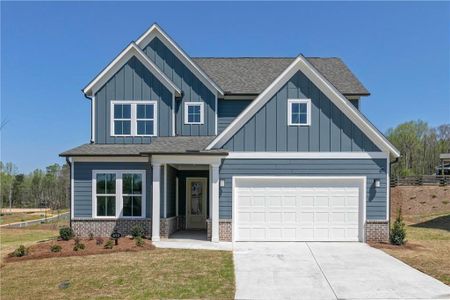New construction Single-Family house 664 Stoneview Drive, Holly Springs, GA 30115 The Kendall- photo 0