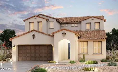 New construction Single-Family house 39950 W Bunker Drive, Maricopa, AZ 85138 San Marino- photo 0