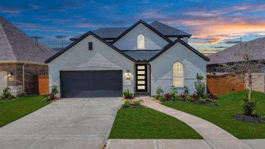 New construction Single-Family house 636 Malibu Pines Drive, Katy, TX 77493 The Backyard- photo 1 1