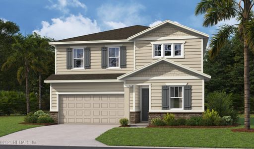 New construction Single-Family house 647 Bartram Downs Road, Orange Park, FL 32065 - photo 0