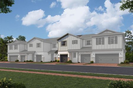 New construction Townhouse house 4600 Campsite Loop, Orlando, FL 32824 San Miguel- photo 0