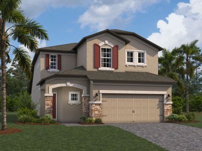 New construction Single-Family house 2885 Misty Marble Drive, Zephyrhills, FL 33540 Herrera- photo 2 2