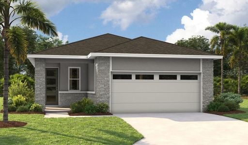 New construction Single-Family house 5989 Jensen View Avenue, Apollo Beach, FL 33572 Pine- photo 0