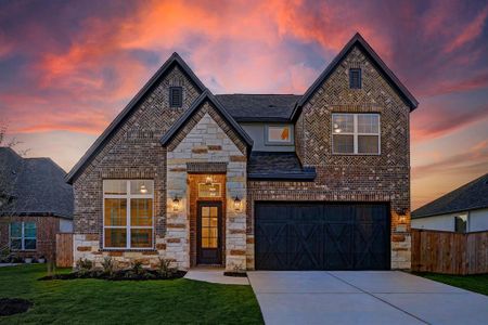 New construction Single-Family house 17229 Autumn Falls Ln, Manor, TX 78653 Saurel- photo 0