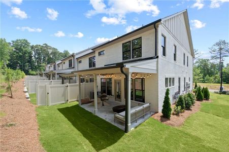 New construction Townhouse house 140 Briargate Drive, Johns Creek, GA 30097 Cooper- photo 0