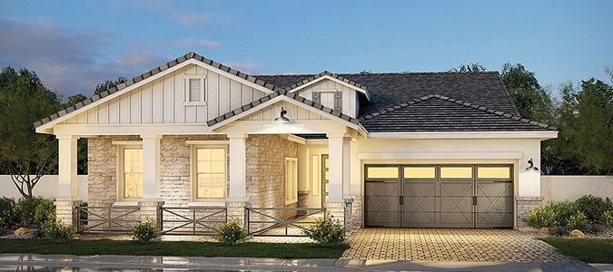New construction Single-Family house Residence Five, East McKellips Road, Mesa, AZ 85207 - photo