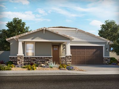 New construction Single-Family house Sawyer, West Burnett Road, Surprise, AZ 85387 - photo