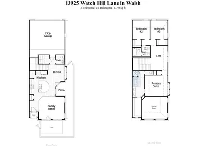 New construction Townhouse house 13925 Watch Hill Lane, Aledo, TX 76008 Ansley Plan- photo 3 3