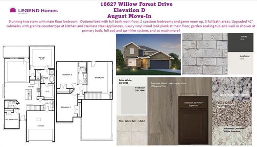New construction Single-Family house 16627 Willow Forest Drive, Conroe, TX 77302 Salerno- photo 16 16