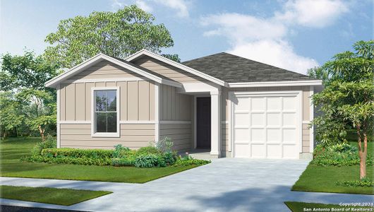 New construction Single-Family house 1518 Hoatzin Run, San Antonio, TX 78253 The Carswell- photo 0 0