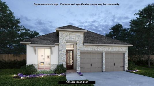 New construction Single-Family house Design 1984S, 309 Langhorne Bend, Liberty Hill, TX 78642 - photo