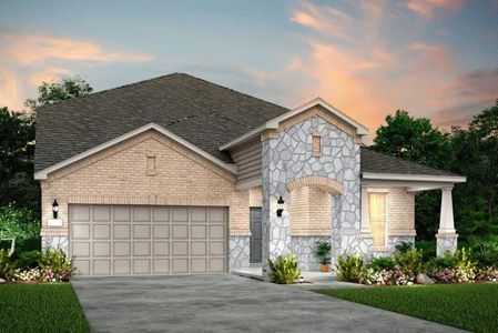 New construction Single-Family house 16705 Santiaguillo Trce, Manor, TX 78653 Keller- photo 0