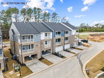 New construction Townhouse house 1133 Breadsell Lane, Wake Forest, NC 27587 - photo 0