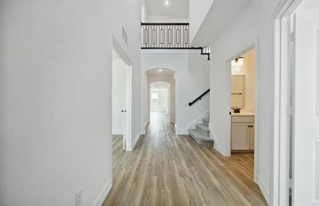 Welcoming entry way into home *real home pictured