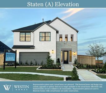 New construction Single-Family house 208 Vista Knoll Court, New Caney, TX 77357 The Staten- photo 1 1
