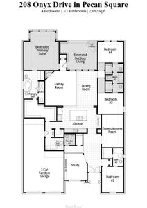 New construction Single-Family house 208 Onyx Drive, Northlake, TX 76247 213 Plan- photo