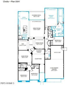New construction Single-Family house 18118 W Highland Avenue, Goodyear, AZ 85395 Cholla Plan 5541- photo 0