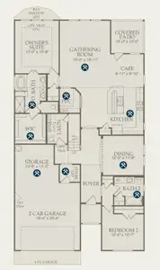 Pulte Homes, Mooreville floor plan