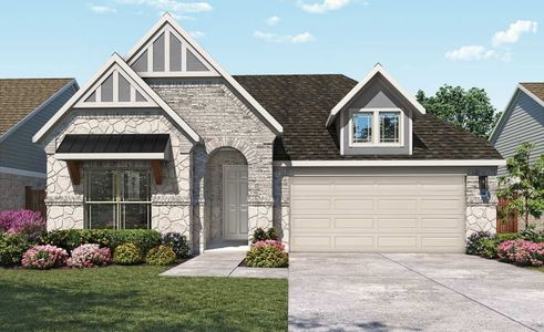 New construction Single-Family house Premier Series - Oleander, 200 North Eagle Point Road, Van Alstyne, TX 75495 - photo
