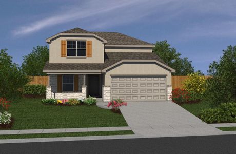 New construction Single-Family house The Ridgeview, 1512 Spechts Ranch, New Braunfels, TX 78132 - photo