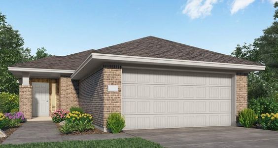 New construction Single-Family house 17931 Becker Landing Drive, Hockley, TX 77447 Brook II- photo 0 0