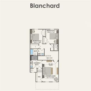 Pulte Homes, Blanchard floor plan