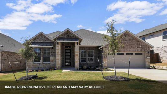 New construction Single-Family house 2129 Magnolia Hill Dr, Leander, TX 78641 The Fieldson- photo 0