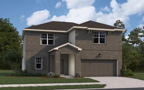 New construction Single-Family house 3008 Pearl Shore Drive, Katy, TX 77493 Sagan - photo 0