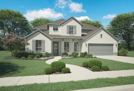 New construction Single-Family house 133 Coyote Creek Drive, Lavon, TX 75166 Henley | LakePointe- photo 0