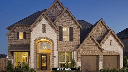 New construction Single-Family house 1705 Windward Way, Seguin, TX 78155 Design 3398W- photo