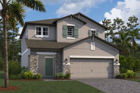 New construction Single-Family house 2644 Sunny Pebble Loop, Zephyrhills, FL 33540 Marina- photo 0