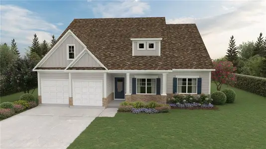 New construction Single-Family house 1471 Stephens View Drive, Loganville, GA 30052 Ashton II- photo 0