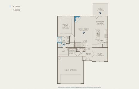 Hartwell Floor Plan, Quick Move-In Home, Floor 1