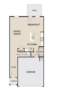 New construction Townhouse house 740 Vallin Street, Cumming, GA 30041 Marigold Homeplan- photo 5 5