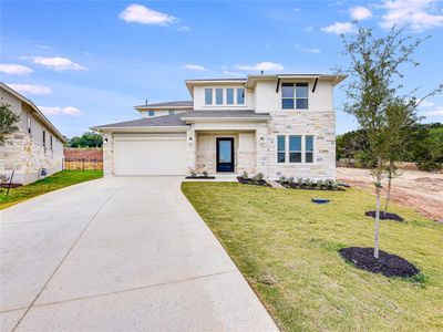 New construction Single-Family house 19509 Tranquility Falls Cove, Leander, TX 78645 Pismo- photo 0 0