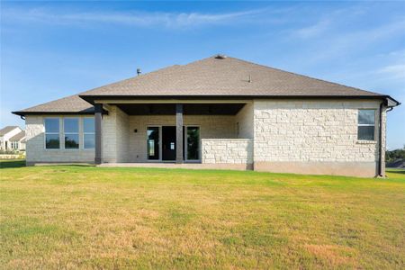 New construction Single-Family house 77 Sierra Mosca Trail, Liberty Hill, TX 78642 Blanco- photo 29 29