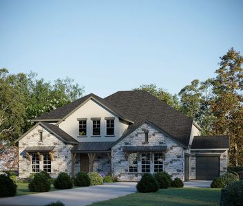 New construction Single-Family house Roosevelt II 5237 Pinnacle Series, 217 Northcrest Drive, Liberty Hill, TX 78642 - photo