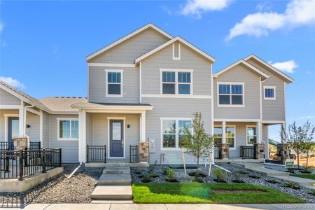 New construction Townhouse house 14289 Currant Street, Broomfield, CO 80020 Sunrise Series - Marigold- photo 0