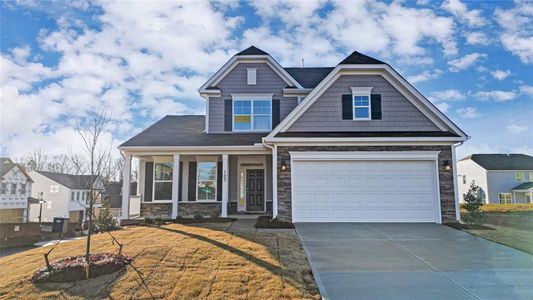 New construction Single-Family house 2251 Bull Shoals Way, Hoschton, GA 30548 Raleigh- photo 0