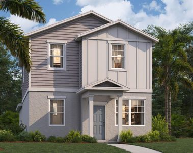 New construction Single-Family house 352 Belmond Drive, Debary, FL 32713 Logan- photo 0