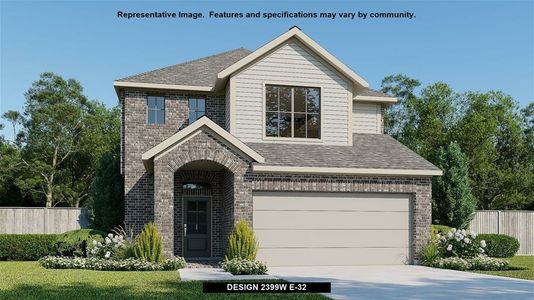 New construction Single-Family house Design 2399W, 9307 Pioneer Junction, San Antonio, TX 78254 - photo