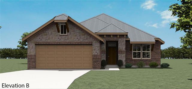 New construction Single-Family house 329 Saltmeadow, Red Oak, TX 75154  Pine II B- photo 0