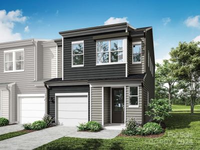 New construction Townhouse house 8004 Lerwick Trail, Charlotte, NC 28269 Hanover- photo 0