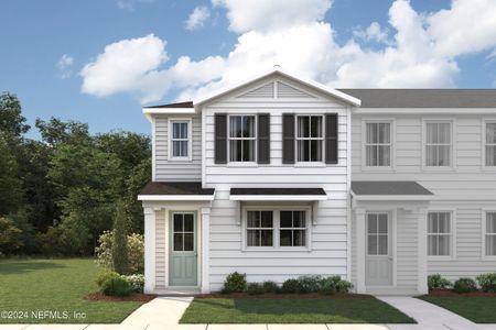 New construction Townhouse house 101 Barton Creek Drive, Saint Johns, FL 32259 Davy- photo 0