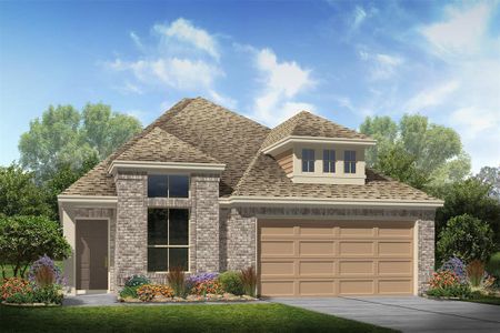 New construction Single-Family house 18539 Burch Creek Lane, Magnolia, TX 77355 Cullman II- photo 0