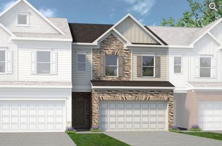 New construction Townhouse house 3898 Pressley Lane, Unit 14, Powder Springs, GA 30127 - photo 0