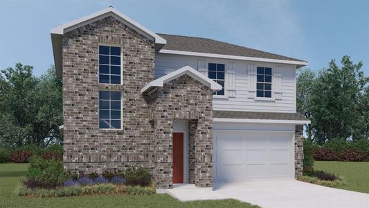 New construction Single-Family house 917 Lake Sweetwater Ln, Buda, TX 78610 The Kendall- photo 0