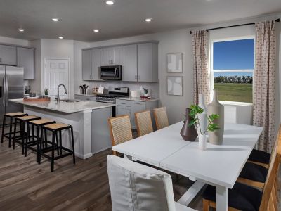 The Bluebell floorplan modeled at Buffalo Highlands.