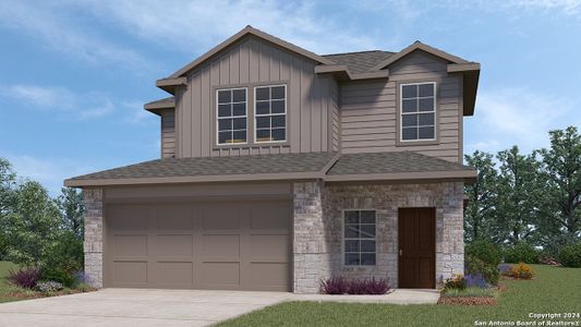 New construction Single-Family house 4611 Wild Boar Xing, Converse, TX 78109 The Florence- photo 0 0