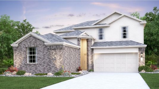 New construction Single-Family house Hudson II, 156 Sky Meadows Circle, San Marcos, TX 78666 - photo